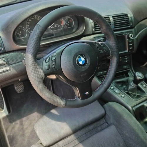 Δερμάτινη επένδυση τιμονιού για Bmw