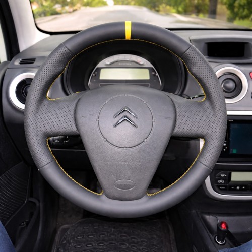 Δερμάτινη επένδυση τιμονιού για Citroen c3