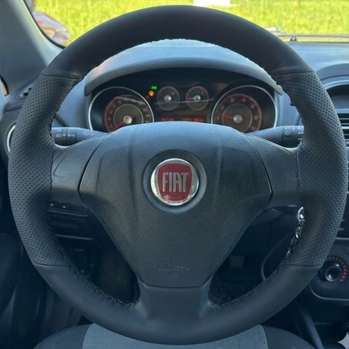 Δερμάτινη επένδυση τιμονιού για Fiat Grande Punto