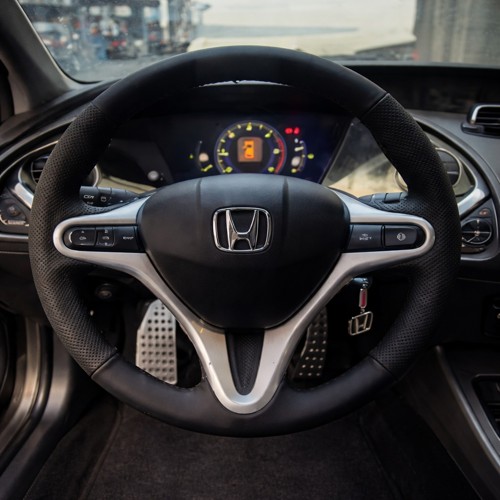 Δερμάτινη επένδυση τιμονιού για Honda Civic