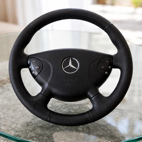 Δερμάτινη επένδυση τιμονιού για Mercedes E w211