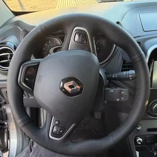 Δερμάτινη επένδυση τιμονιού για Renault clio
