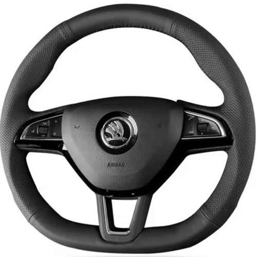 Δερμάτινη επένδυση τιμονιού για Skoda kamiq, fabia