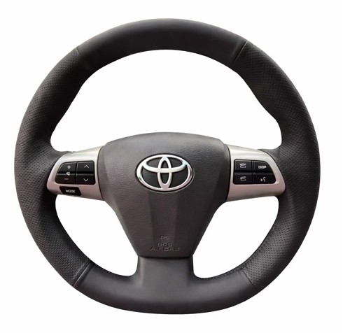 Δερμάτινη επένδυση τιμονιού για Toyota Corolla